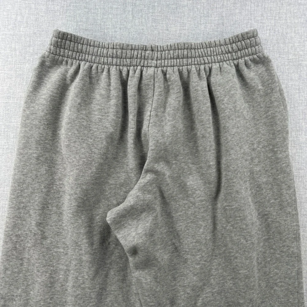 Nike Sportswear Open-Hem Fleece Sweatpants Mens XXL Light Gray Loose Fit Baggy